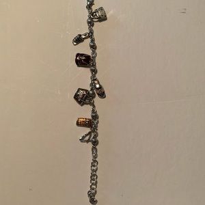 Silver Brighton charm bracelet